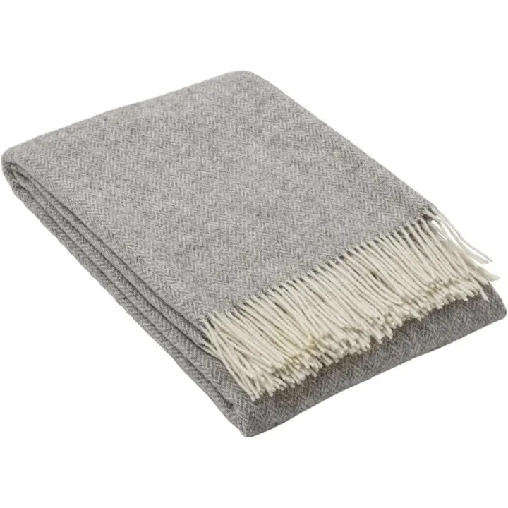 Manta de Lana Suave 100% Pura de Nueva Zelanda Tamaño 140x200 cm Ideal para Cama y Sofá - 1