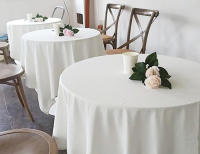 Manteles de Algodón Blancos Rectangulares Lavables para Bodas, Fiestas, Cocina - details 6