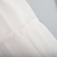 para mujer Primavera Verano Nuevo vestido corto de gasa con manga acampanada - details 14