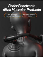 Pistola de Masaje Fascial con Mango Extensible y Codo, Automasaje para Espalda Alta/Baja, Alivio Muscular Profundo y Relajación para Aliviar Dolor de Espalda, Cuello y Hombros - details 4