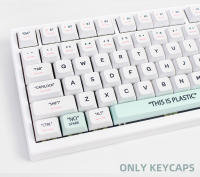 Teclas PBT de 141 teclas para juegos, Teclado mecánico MX Switch, juego blanco Simple, perfil XDA, sublimación DIY - details 4