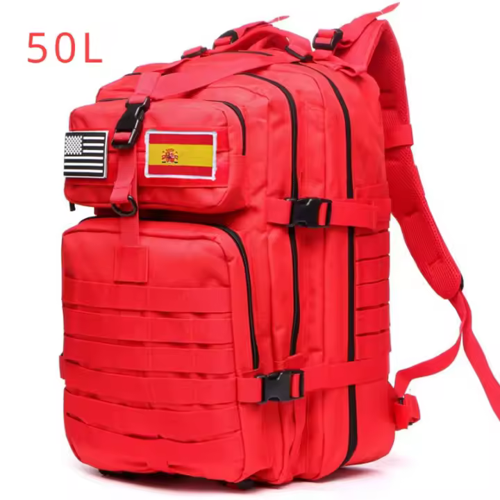 Mochila Táctica de Gran Capacidad Impermeable, 25 Litros/50 Litros, Para Emergencias de 3 Días, Caza Senderismo y Aca - 1