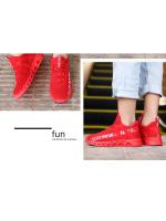 Zapatillas de deporte de punto antideslizantes para niños, zapatos deportivos ligeros para correr, moda para niños - details 22