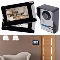 2 - Interfono inalámbrico de 7 pulgadas, timbre de puerta, monitor de cámara, juego de videoportero, botón táctil - details 15