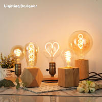 Bombilla LED ST64, G95, G125, 220V, E27, 4W, 8W, regulable, Vintage, filamento en espiral, Blubs, Retro, incandescente, decoración, lámpara, ampolla - details 8