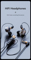 Auriculares HiFi con cable con Mini micrófono de condensador, auriculares dinámicos de graves, auriculares con cancelación de ruido para deporte, juego, música, Karaoke - details 7
