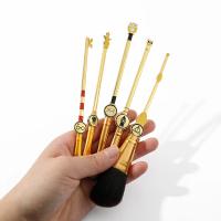Juego de Brochas de Maquillaje Horcrux 5 Piezas, Sombra de Ojos, Base, Brocha Cosmética - details 1