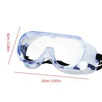 Gafas de seguridad Protección ocular ajustable de visión amplia Lente transparente Gafas antivaho Gafas suaves y ligeras Gafas de seguridad - details 2