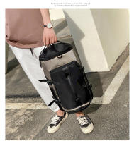 Bolsa De Viaje Impermeable para Deportes Y Fitness, Mochila De Gran Capacidad, Color De La Colisión De Empalme - details 29