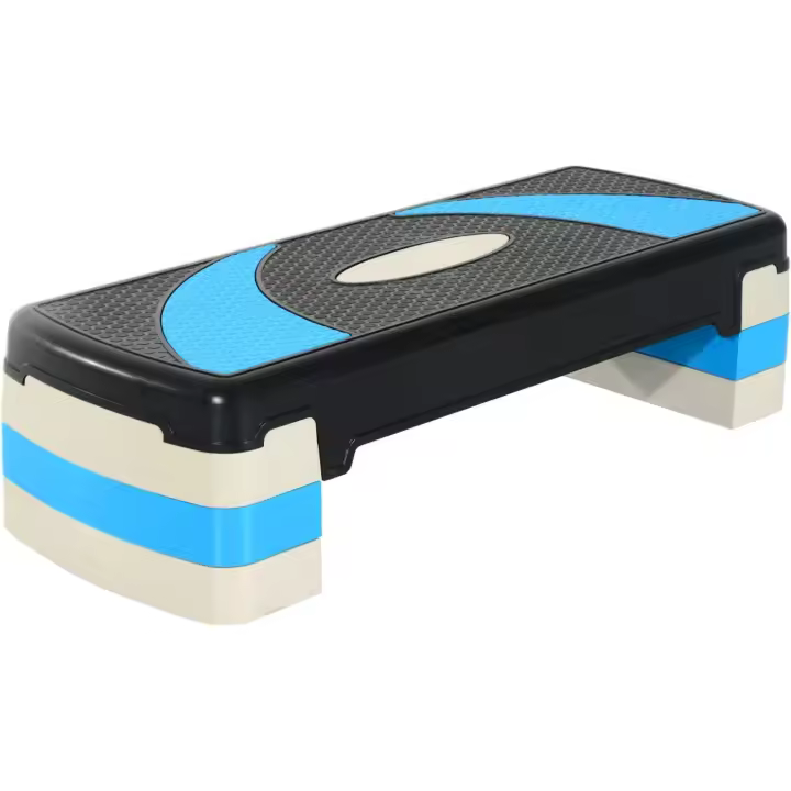Paso de Aeróbic para Fitness Tabla Plataforma Stepper Deporte Gimnasia Altura Regulable 3 Niveles Carga 150kg - 1