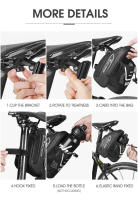 WEST BIKING-bolsa para SILLÍN de bicicleta, accesorio impermeable con bolsillo para botella de agua, para ciclismo de montaña o carretera - details 18