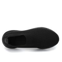 Zapatos de calcetines transpirables para mujer, zapatos deportivos suaves para caminar, zapatillas casuales de moda, negro - details 16