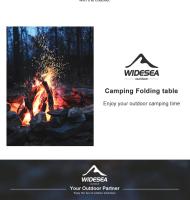 Widesea-mesa plegable para acampada, mueble plegable para viajes, turismo, pesca al aire libre - details 5