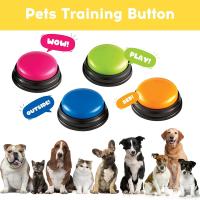 Juguete de Mascota Sonido Animal Registable Botón de Voz de Gato Herramienta de Entrenamiento de Comunicación para Perros y Gatos Interactivo Uso Indoor/Outdoor Material Plástico - details 1