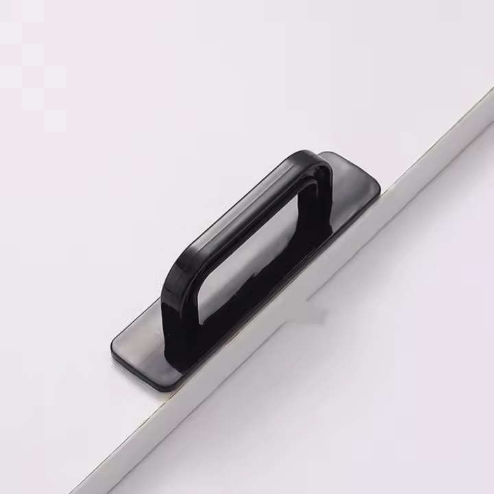 Perillas de moda, manija de puerta, tirador de puerta montado en superficie autoadhesivo, sin perforación, manija de gabinete push-pull, ventana - 1