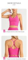 ZHUMU GYM Conjunto de Yoga Traje Deportivo para Mujer Conjunto de Fitness con Sujetador Deportivo y Leggings - details 3