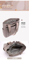 Bolso informal nuevo para mujer, bolso de mano portátil de hombro de tela de nailon de color sólido informal de gran capacidad - details 7