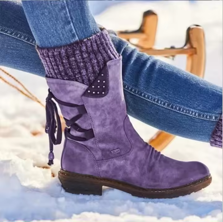 Mujer Otoño Invierno pisos botas martin botas casuales zapatos - 1