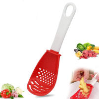 Cuchara coladora de cocina, cuchara ranurada para escurrir y moler - details 6