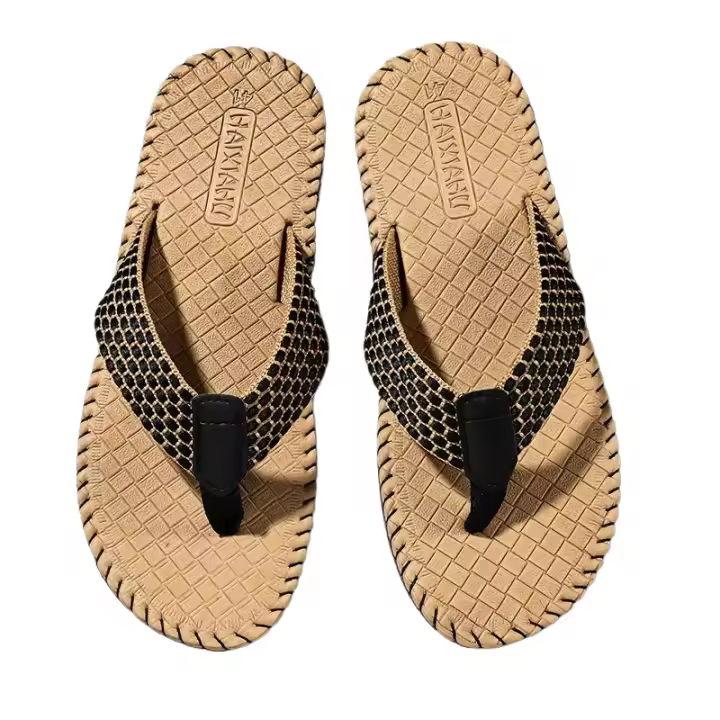 Chanclas de hombre de verano antideslizantes, zapatillas frescas casuales, tendencia ligera, calzado para exteriores, zapatos de playa, zapatillas para hombre - 1