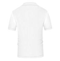 Ropa de verano para hombre, pantalón corto informal, polo de manga corta, camiseta de punto, camiseta transpirable con botón de solapa, M-3XL lujosa y - details 4