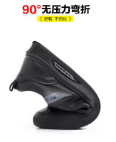 Transpirable nuevos zapatos negros pequeños de cuero suave para hombres zapatos de moda zapatos de tablero versátiles - details 3