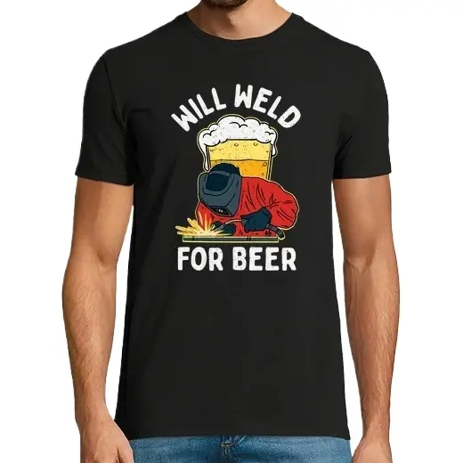 Soldador Soldadura Soldadura Oxidise Camisetas CERVEZA,Pack Regalo Camiseta Personalizada - 1