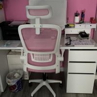 Silla de Oficina Silla Gaming Silla Ergonómica de Oficina con Reposacabezas Soporte Lumbar Ajustable Respaldo de Malla Transpirable Reposabrazos Plegables de 90 °   Giro de 360° ° - details 6