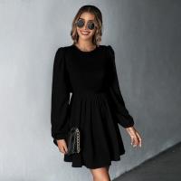 Vestido Largo de Manga Larga para Mujer con Cintura Estética Primavera Otoño 2025 - details 7
