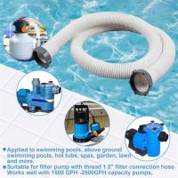 Mangueras para piscina sobre el suelo, 2 uds., 1,5 pulgadas, con 2 adaptadores de manguera tipo B, juego para adaptador de manguera, accesorios para manguera de bomba de filtro - details 1
