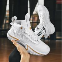 Zapatos de baloncesto de alta calidad, zapatillas de deporte para hombre, zapatos de cesta para niños, zapatos deportivos antideslizantes de alta calidad para exteriores, calzado deportivo para gimnasio para hombre - details 21