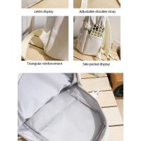 Nombre: mochila ligera y elegante con múltiples bolsillos para el trabajo, mochila escolar para estudiantes, con colgante, Color - details 19