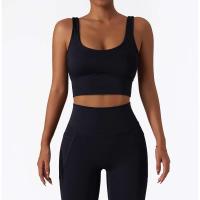 Conjunto de Yoga Sin Costuras para Mujeres Uniforme de Gimnasio de Entrenamiento Sujetador PIESS - details 11