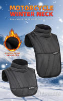 MJMOTO invierno cálido motocicleta cuello pecho bufanda máscara impermeable Moto bufanda cálida pasamontañas Moto cuello más cálido capa hombres mujeres - details 0