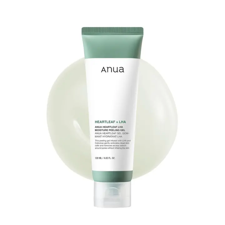 Gel exfoliante hidratante Anua, que contiene hojas de corazón, exfolia suavemente, cuida los poros, elimina las células muertas de plantas naturales. - 1