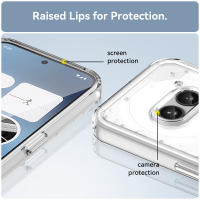 KEYSION-funda transparente a prueba de golpes para Nothing Phone 2A Plus, carcasa trasera de silicona suave de TPU transparente para Nothing Phone 2A Plus - details 5