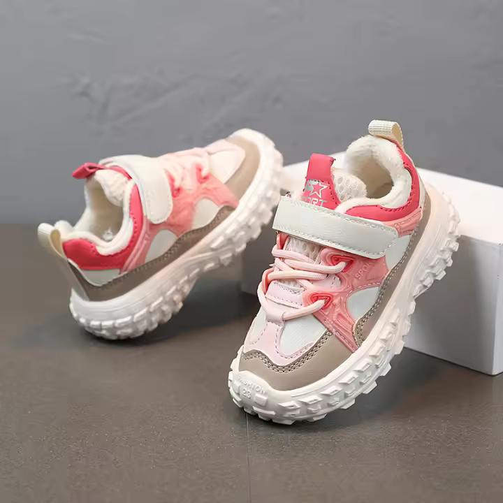 Zapatillas térmicas de vellón zapatos de algodón para niños - 1