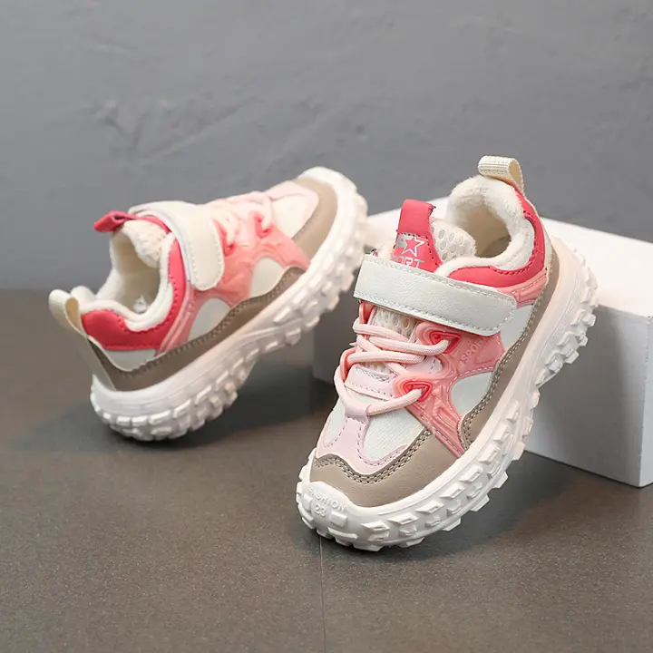Zapatillas térmicas de vellón zapatos de algodón para niños - 1