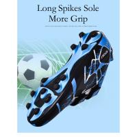 Zapatos de fútbol de la sociedad TF/FG para niños, botas de fútbol escolar, tacos de hierba, zapatillas de fútbol para niño y niña, zapatos de entrenamiento de Futsal al aire libre - details 7
