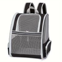 Mochila transpirable para gato, morral de viaje, Color sólido, 1 unidad - details 8
