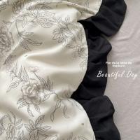 Conjunto de Cama de Algodón Tejido Nube Borde Sombrero de Cama de Cuatro Piezas - details 31