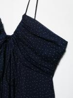 Ropa de mujer europea y americana popular vestido de tirantes de lunares falda de mujer hermoso regalo - details 7