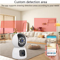 Cámara de Seguridad para el Hogar Inteligente de 1080P con Lentes PTZ Doble Conectividad WiFi - details 6
