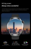 Nuevo reloj inteligente masculino de 1,53 pulgadas en 2025, llamada bluetooth, ip68, seguimiento de movimiento gps, asistente de voz, nfc, pulsera de monitoreo de salud femenina, Para iOS y Android, regalos de Navidad - details 4