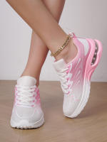 Zapatillas de correr transpirables con cordones para mujer, zapatillas atléticas con cojín de aire, zapatos de entrenamiento deportivos ligeros de malla para exteriores - details 12