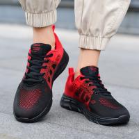 Zapatillas para correr con cordones, ligeras y transpirables para hombre, cómodas para el parque de gimnasio de entrenamiento al aire libre - details 10