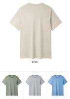 Camiseta Casual de Manga Corta Semir 2024 Algodón Puro Cuello Redondo Top de Moda para Hombres - details 30