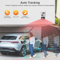 Cámara de Vigilancia de Lente Doble A Prueba de Agua, WIFI Inalámbrico, Visión Panorámica para Exteriores Certificado CE - details 5
