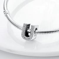 LAZA-abalorio de plata de ley 925 con 26 letras del alfabeto, abalorio de A-Z con nombre, compatible con Pulsera Original, collar, colgante, regalo de joyería - details 123