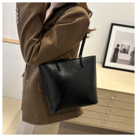 Bolso de gran capacidad para mujer, estilo casual retro, bolso de mano y bandolera para llevar bajo el brazo. - details 14